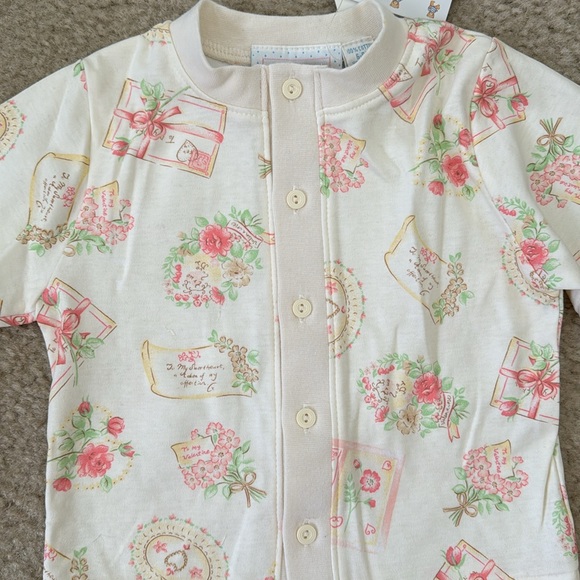 First Impressions 2 piece floral outfit NWT 6-9 months - Picture 3 of 7